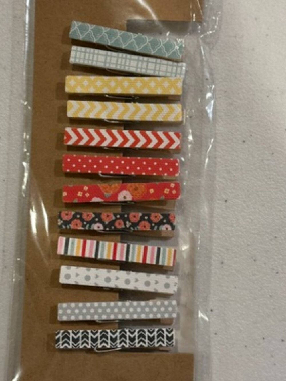 NEW Michaels Mini Wood Clothespins-12 pieces